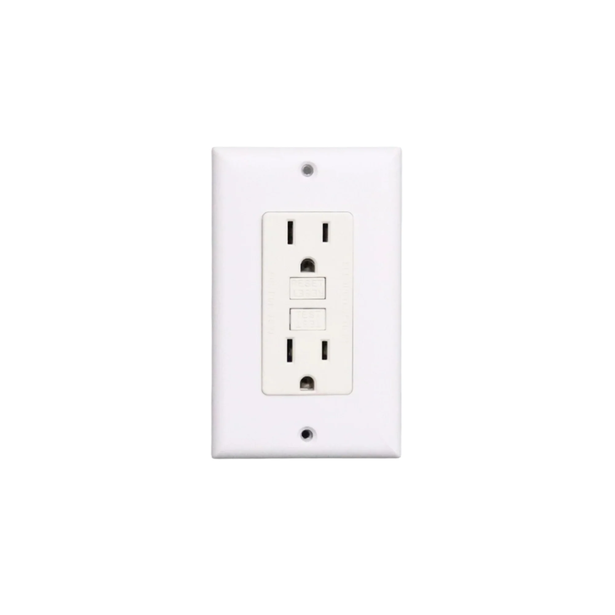 White 15 Amp GFI Outlet Used