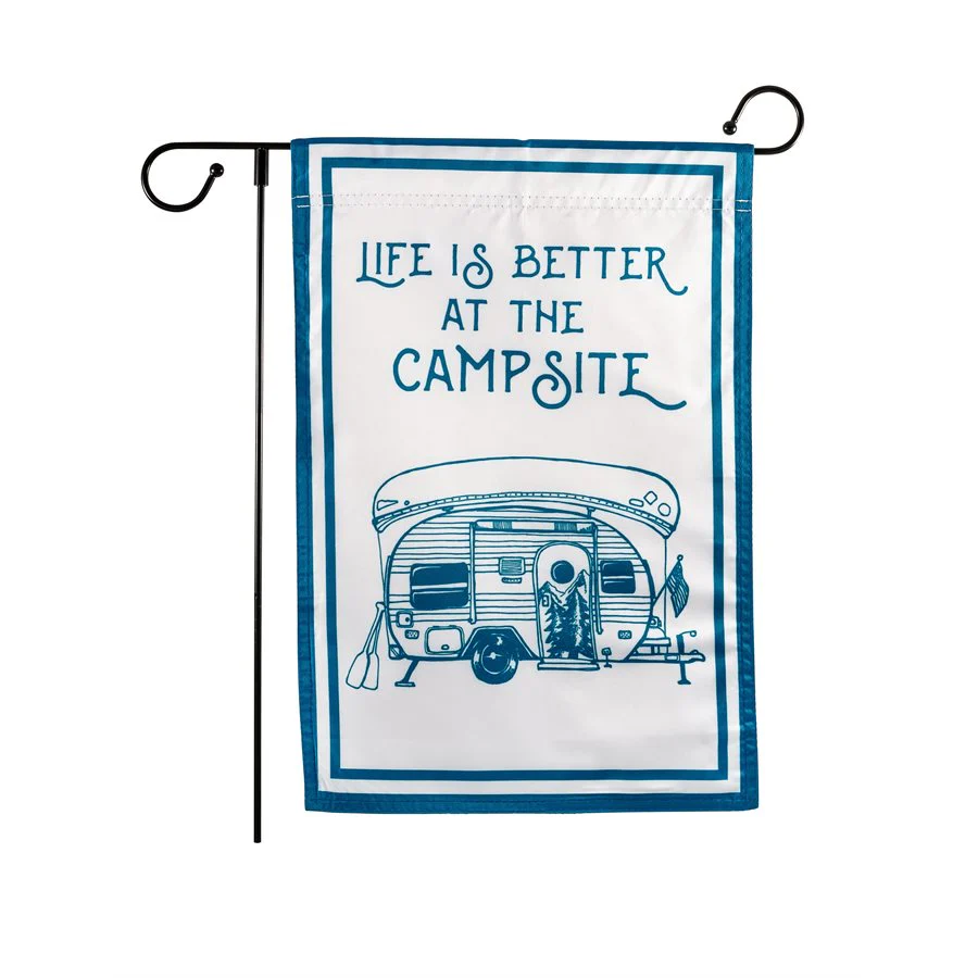 Camper and Canoe Campsite Flag