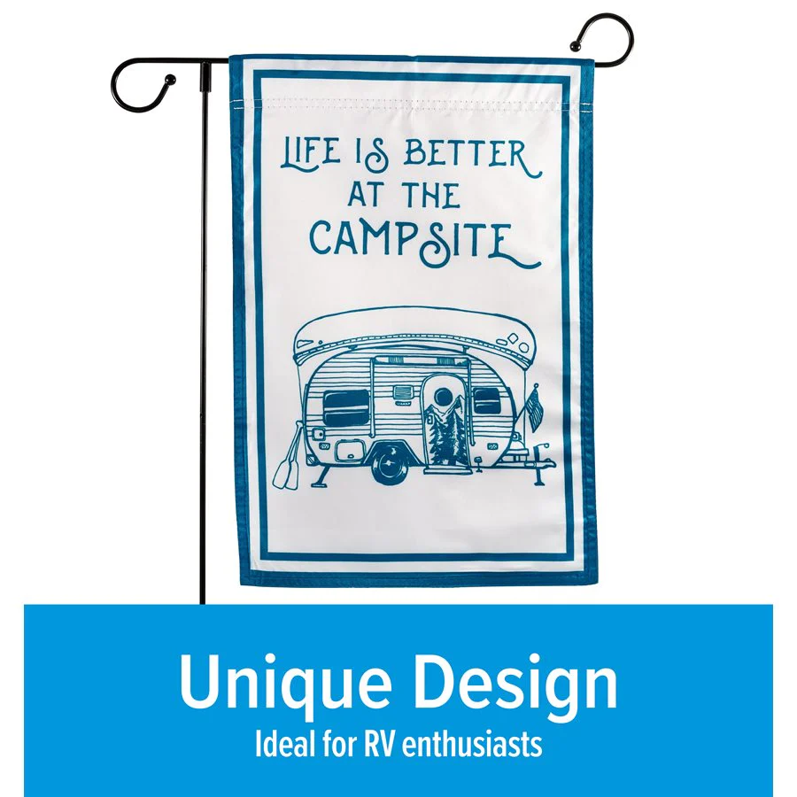 Camper and Canoe Campsite Flag - Image 3