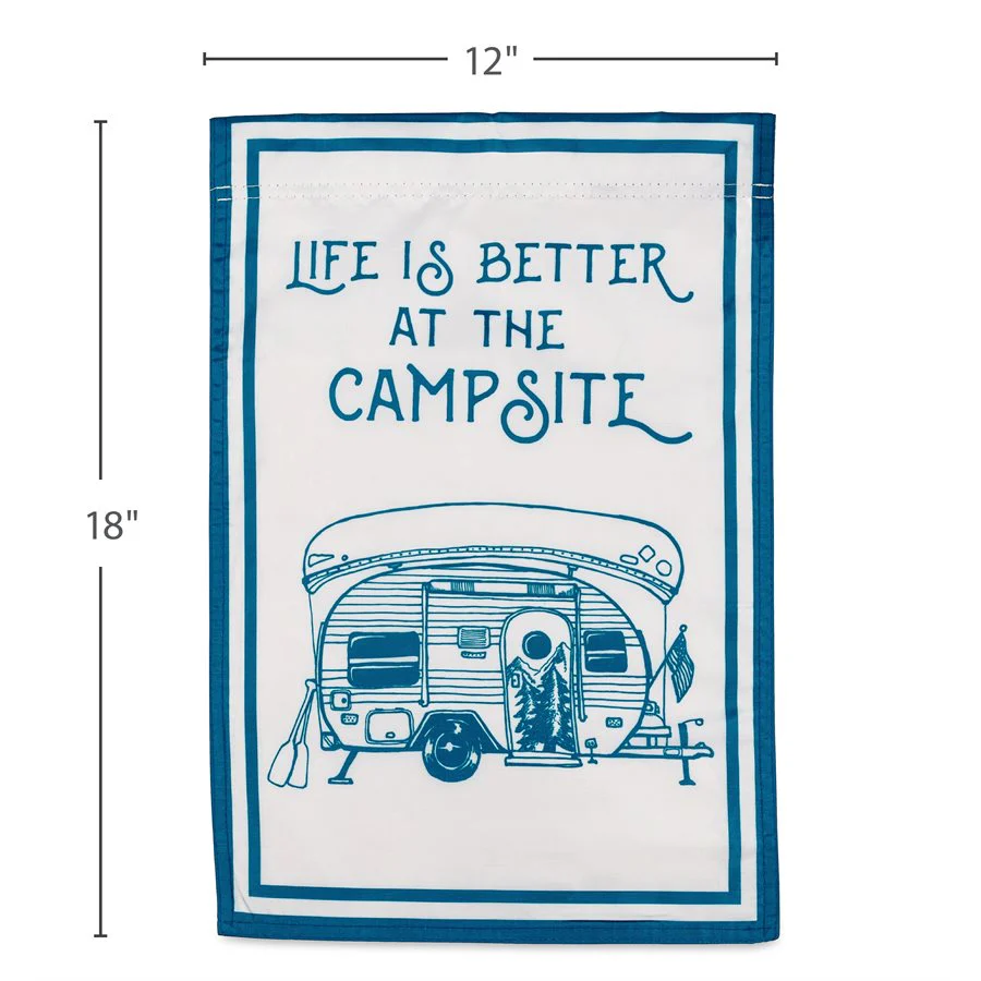 Camper and Canoe Campsite Flag - Image 4