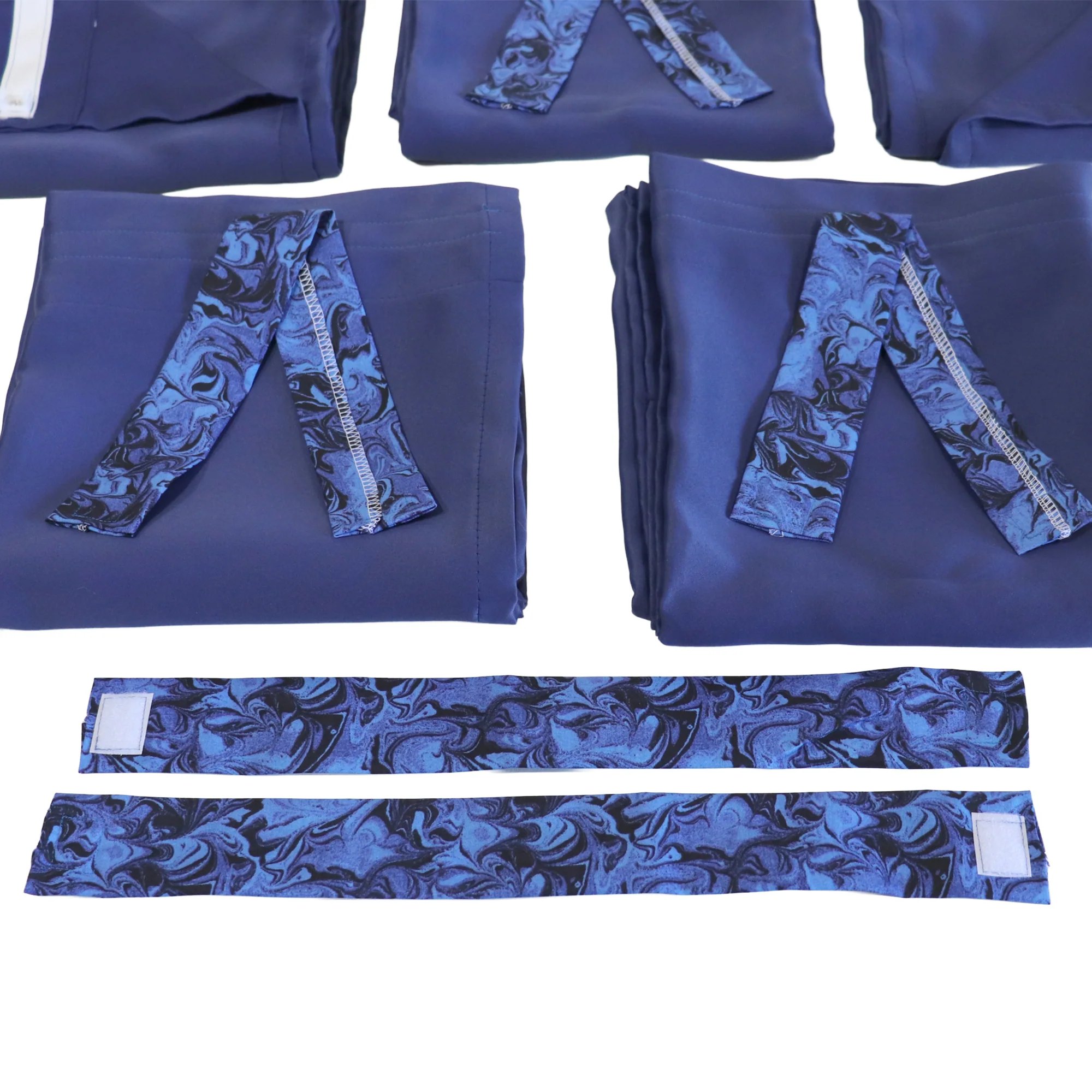 Curtain Set Multi Models 8 / 12 Foot Box Navy Blue - Image 4