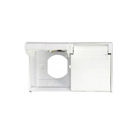 White Exterior Outlet Cover - Image 2