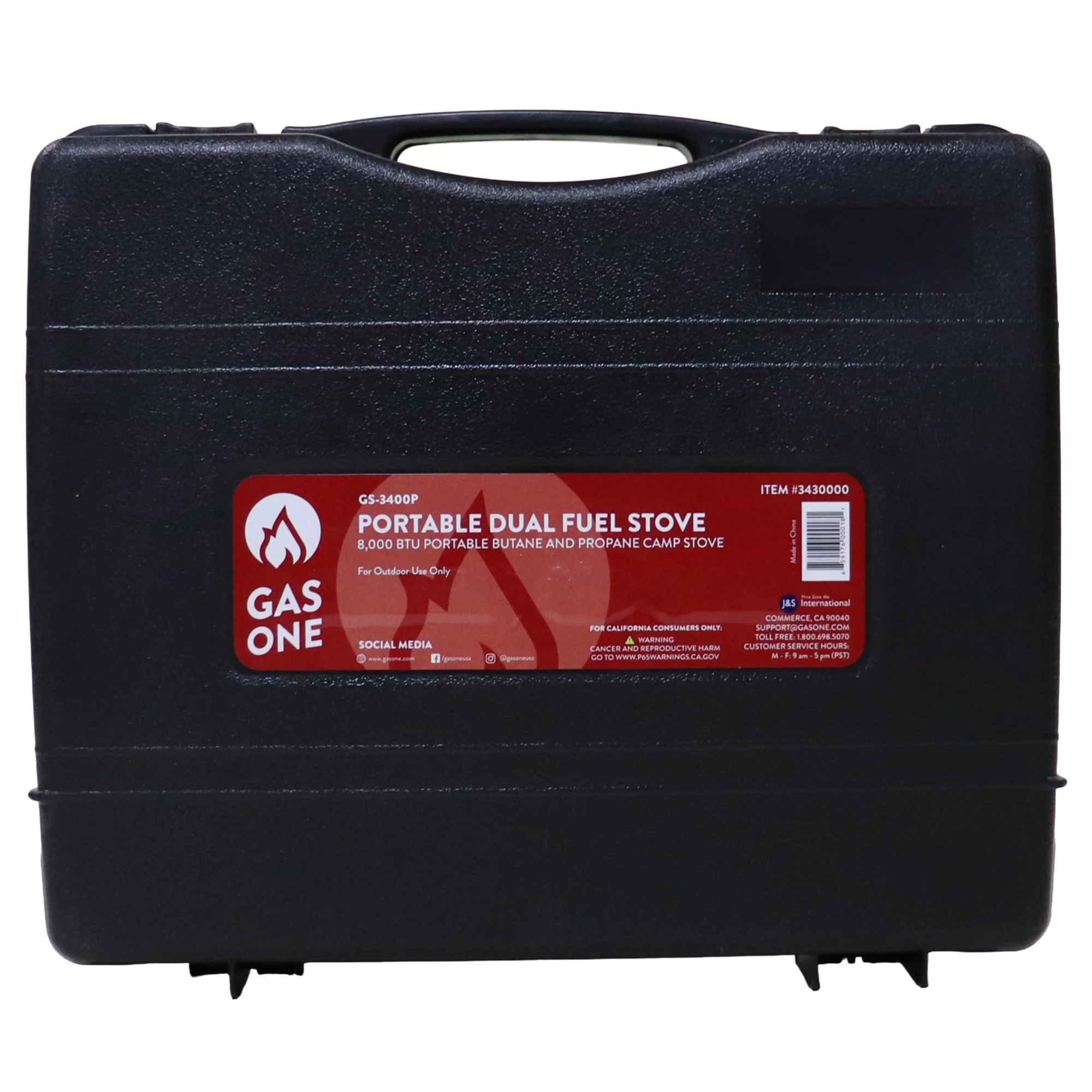 Gas One GS-3400P Propane or Butane Dual Fuel Stove - Image 7