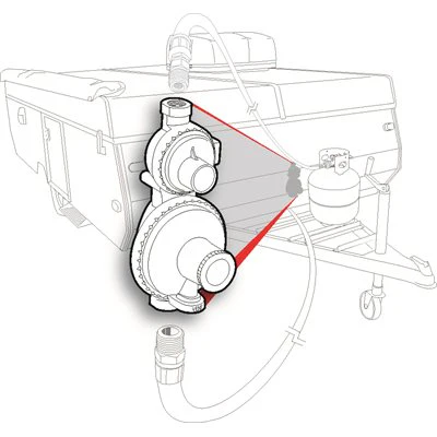 Rear Vent LP Regulator 160,000 BTU - Image 2